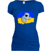 Подовжена футболка Україна – це космос