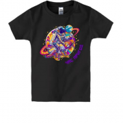 Детская футболка с космонавтом Время приключений