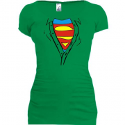Подовжена футболка із секретом - Superman