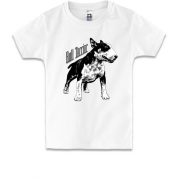 Детская футболка с бультерьером Bull Terrier