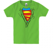 Детская футболка с секретом - Superman