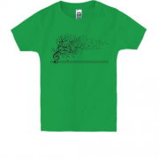 Дитяча футболка Музыкальное дерево