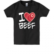 Дитяча футболка I love Beef