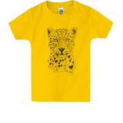 Детская футболка с мордой пантеры