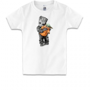 Детская футболка Беби Йода с Грутом
