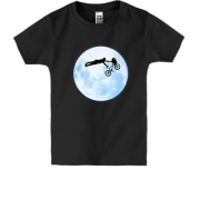 Детская футболка полет на велике (х.ф. инопланетянин)