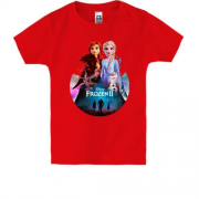 Дитяча футболка з героями мультфільму Крижане серце 2