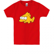 Дитяча футболка з триокою рибою
