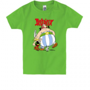 Детская футболка с Астериксом, Обеликсом и Идефиксом