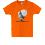 Детская футболка с текстурной совой