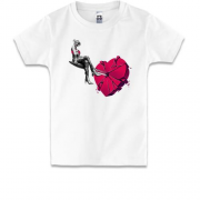 Детская футболка Харли Квинн и разбитое сердце