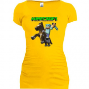 Подовжена футболка Minecraft Horse