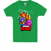 Детская футболка з ведмедиками (Brawl Stars)