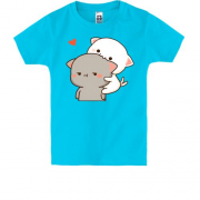 Детская футболка Пара котиков