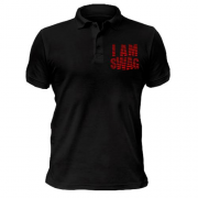 Чоловіча футболка-поло з написом I AM SWAG