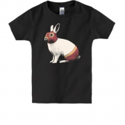 Детская футболка Кролик-рестлер