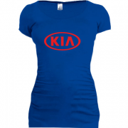 Женская удлиненная футболка KIA