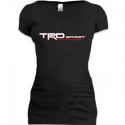 Женская удлиненная футболка TRD (2)
