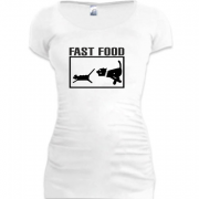 Подовжена футболка Fast food