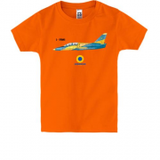 Дитяча футболка з літаком Ukrainian air force