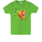 Дитяча футболка Пилающий лис