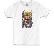 Детская футболка Попугаи арт