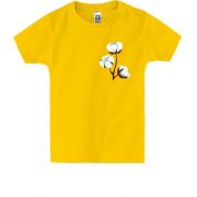 Дитяча футболка з бавовною (міні на грудях)