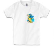 Детская футболка Украинское сердце