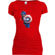 Подовжена футболка Капітан Америка lego