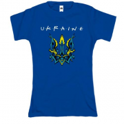 Футболка Ukraine со стилизованным тризубом