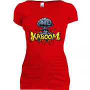 Подовжена футболка із серцем Kaboom