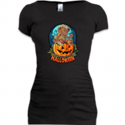 Подовжена футболка Halloween
