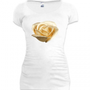 Подовжена футболка Золота троянда