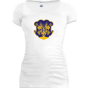 Женская удлиненная футболка Герб города Ужгород