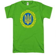 Футболка Герб Украины с узором