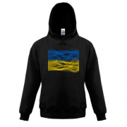 Дитяча толстовка Прапор України у вигляді хвиль