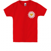 Дитяча футболка Ромашка з сердечком