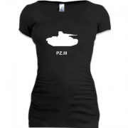 Женская удлиненная футболка PZ III 2