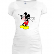 Женская удлиненная футболка Mickey 2