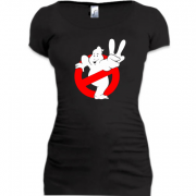 Женская удлиненная футболка Ghost Busters 2