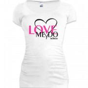 Женская удлиненная футболка Love ME DO
