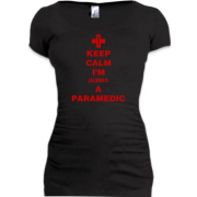 Подовжена футболка Keep calm I'm a paramedic