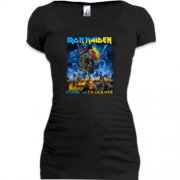 Подовжена футболка Iron Maiden - stand with Ukraine