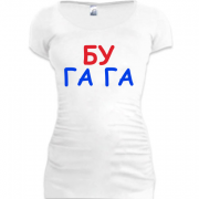 Женская удлиненная футболка Бу га га
