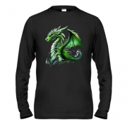 Чоловічий лонгслів Зелений дракон АРТ (2)