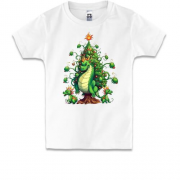 Детская футболка Ёлка из драконов