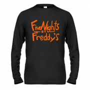 Чоловічий лонгслів Five Nights at Freddy’s (напис)