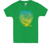 Дитяча футболка 2024 - рік дракона градієнт