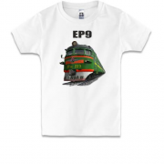 Дитяча футболка з локомотивом потяга ЕР9