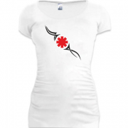 Женская удлиненная футболка RHCP с трайблом